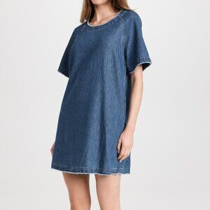 rag & bone, Featherweight Justine Shirt denim shirt dress, size small